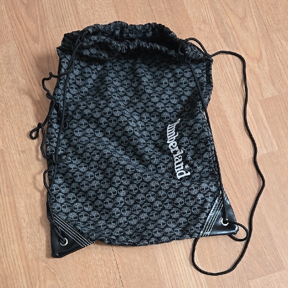 Timberland Black Drawstring Bag